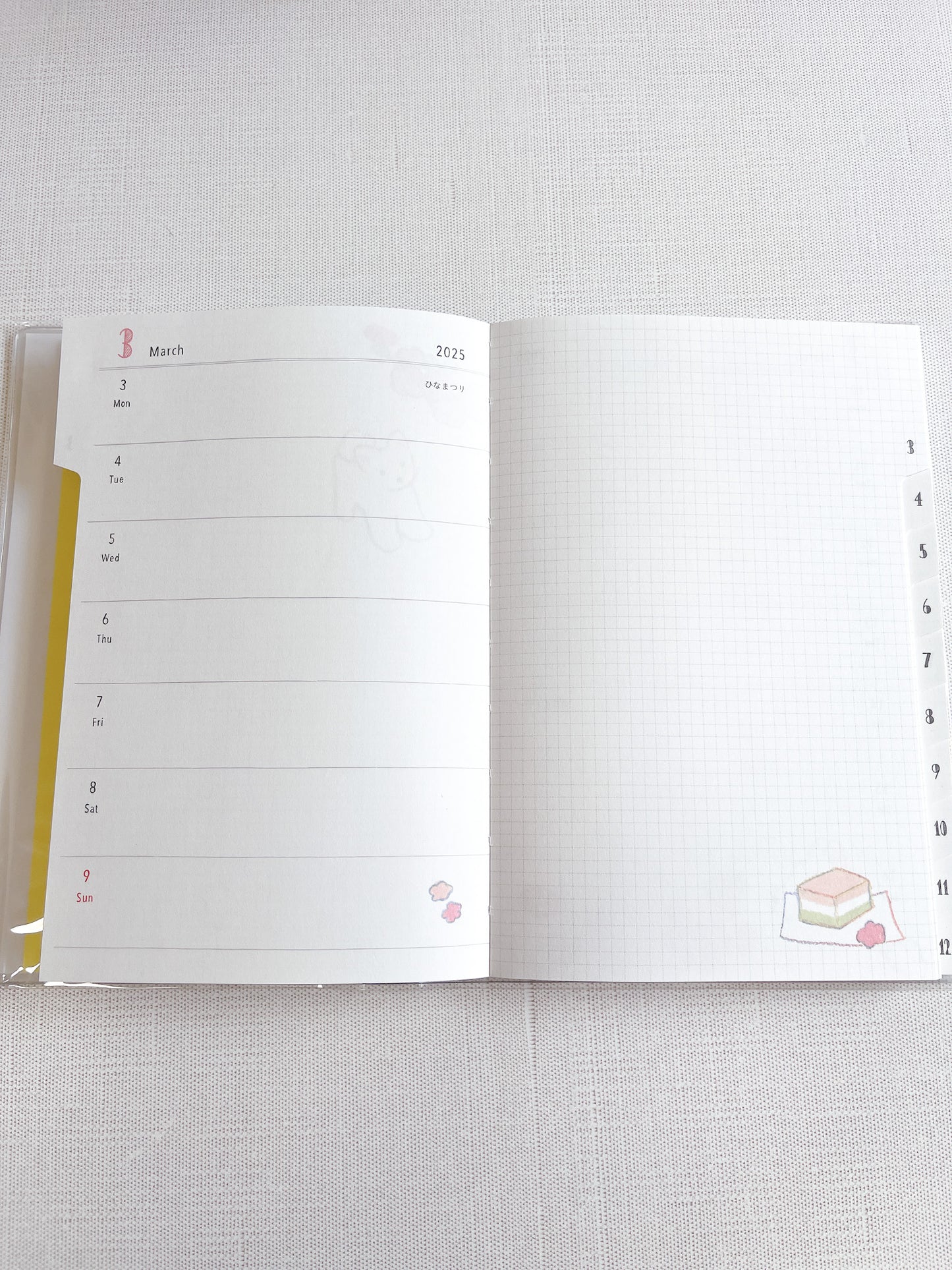 Midori | 2025 B6 Dog Monthly and Weekly Planner