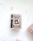 Pottering Cat | Notebook Stamp | SH-32