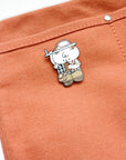 Kuboandlucy x Idiot Sandwich | Music on the Train Enamel Pin