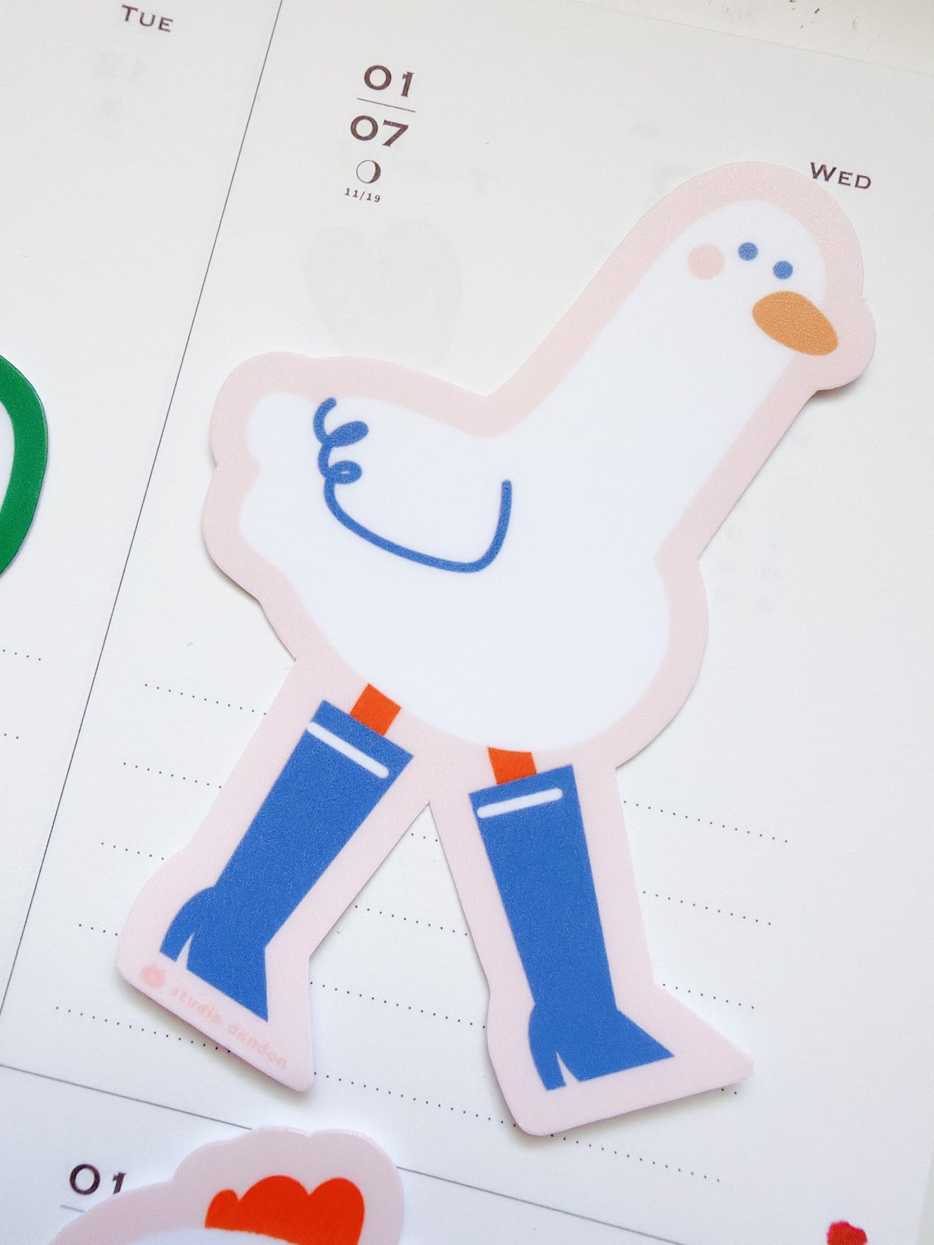 Studio DonDon | Long Legged Duck Vinyl Sticker – KuboandLucy Stationery Co