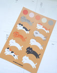 Studio DonDon | Cute Cattoos Matte Sticker Sheet