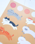 Studio DonDon | Cute Cattoos Matte Sticker Sheet