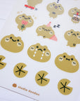 Studio DonDon | Frogs Matte Sticker Sheet