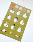 Studio DonDon | Ducks Matte Sticker Sheet
