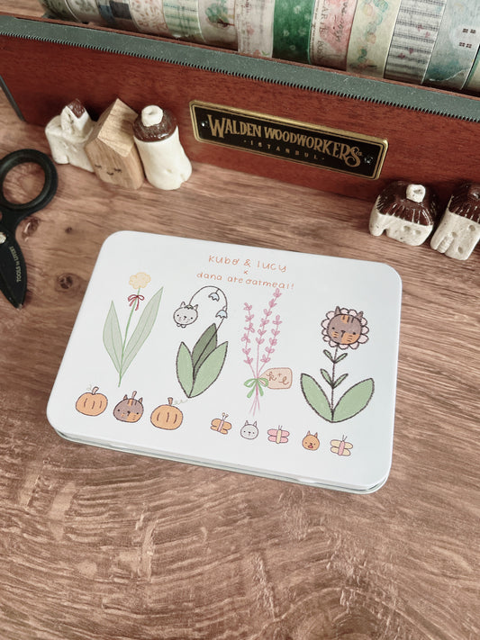 Kuboandlucy x Dana ate Oatmeal Stationery Storage Tin