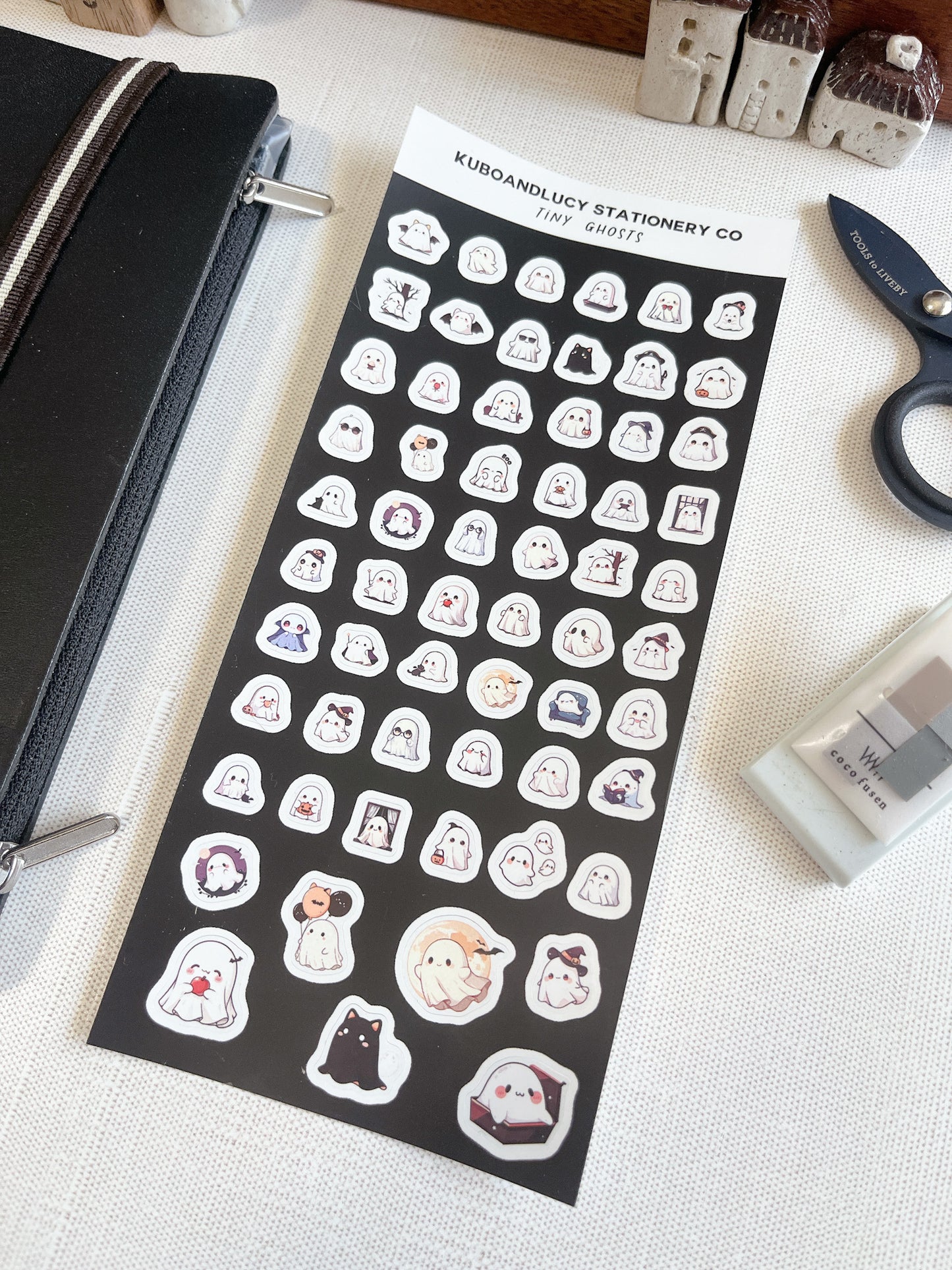 Tiny Ghost Sticker Sheet