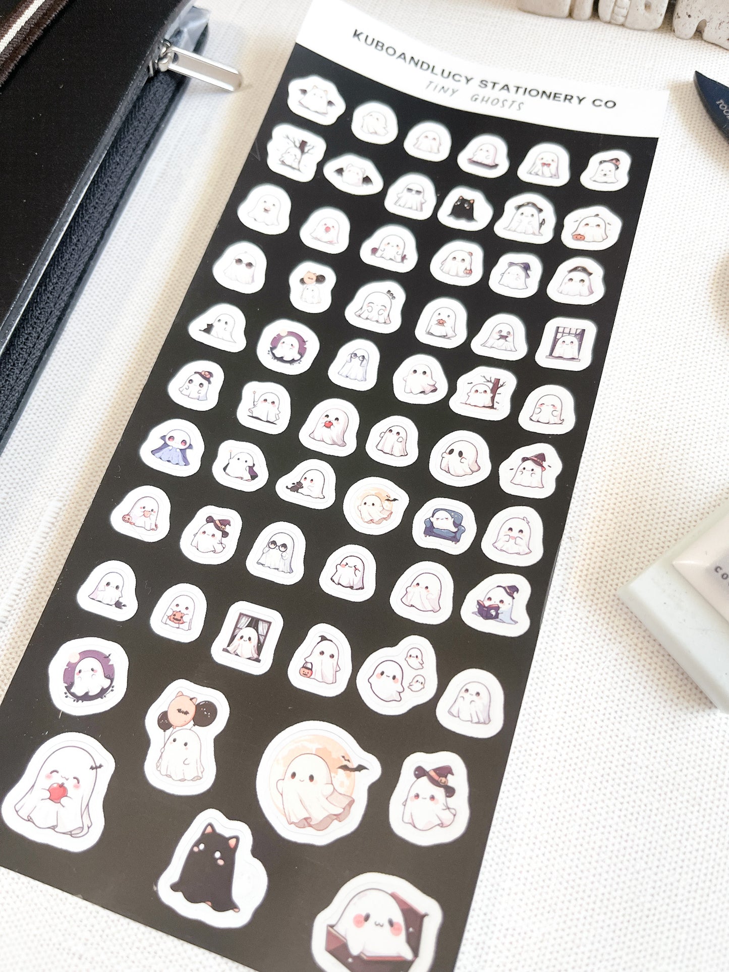 Tiny Ghost Sticker Sheet