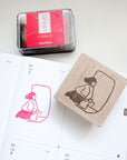 Catdoo Designs | Notebook Entry | Just Breathe & Chill Rubber Stamp