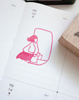 Catdoo Designs | Notebook Entry | Just Breathe & Chill Rubber Stamp
