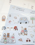 Dana ate Oatmeal | Road Trip to The Beach Sticker Sheet