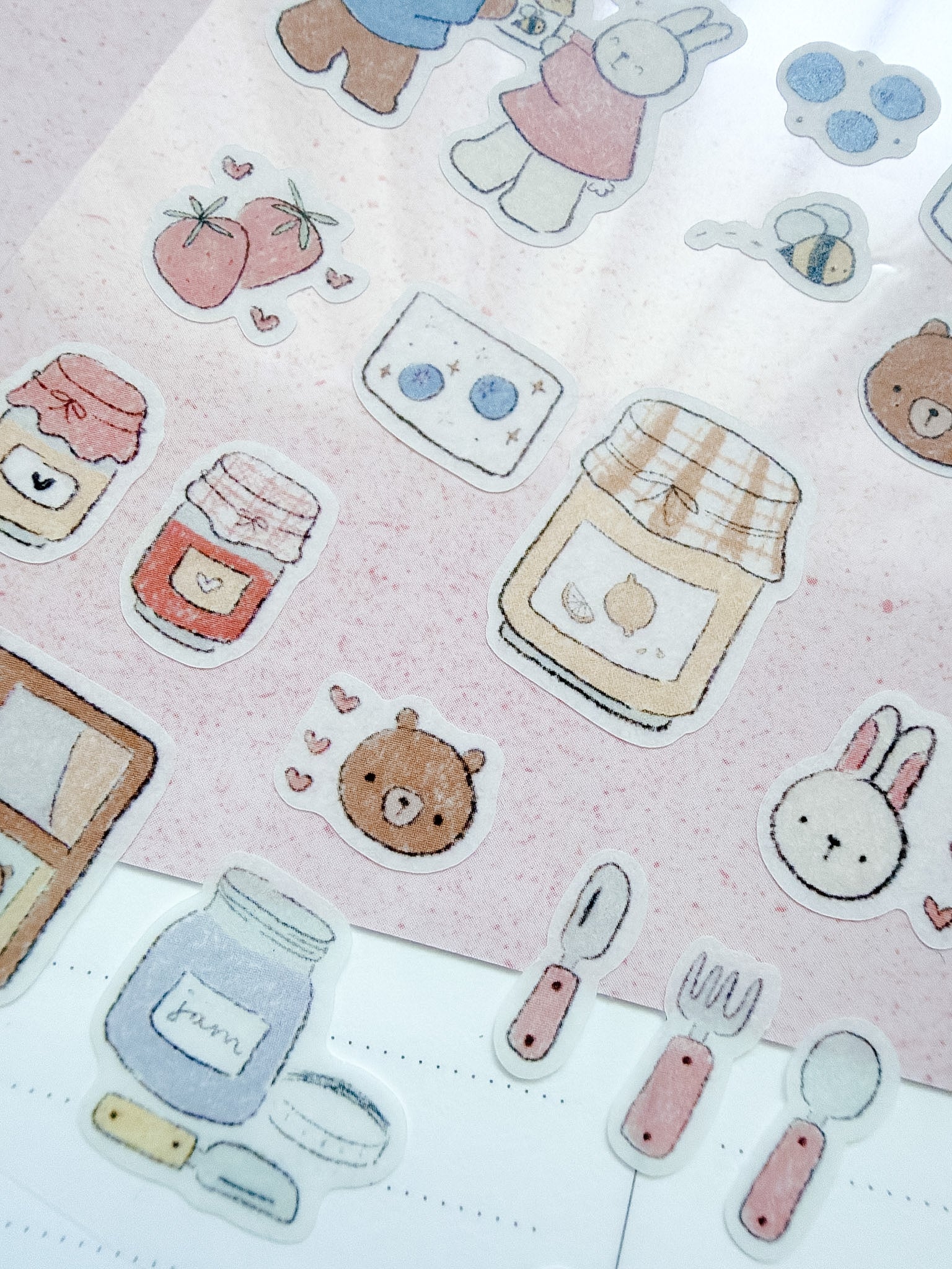 Dana ate Oatmeal | Jam Jar Sticker Sheet