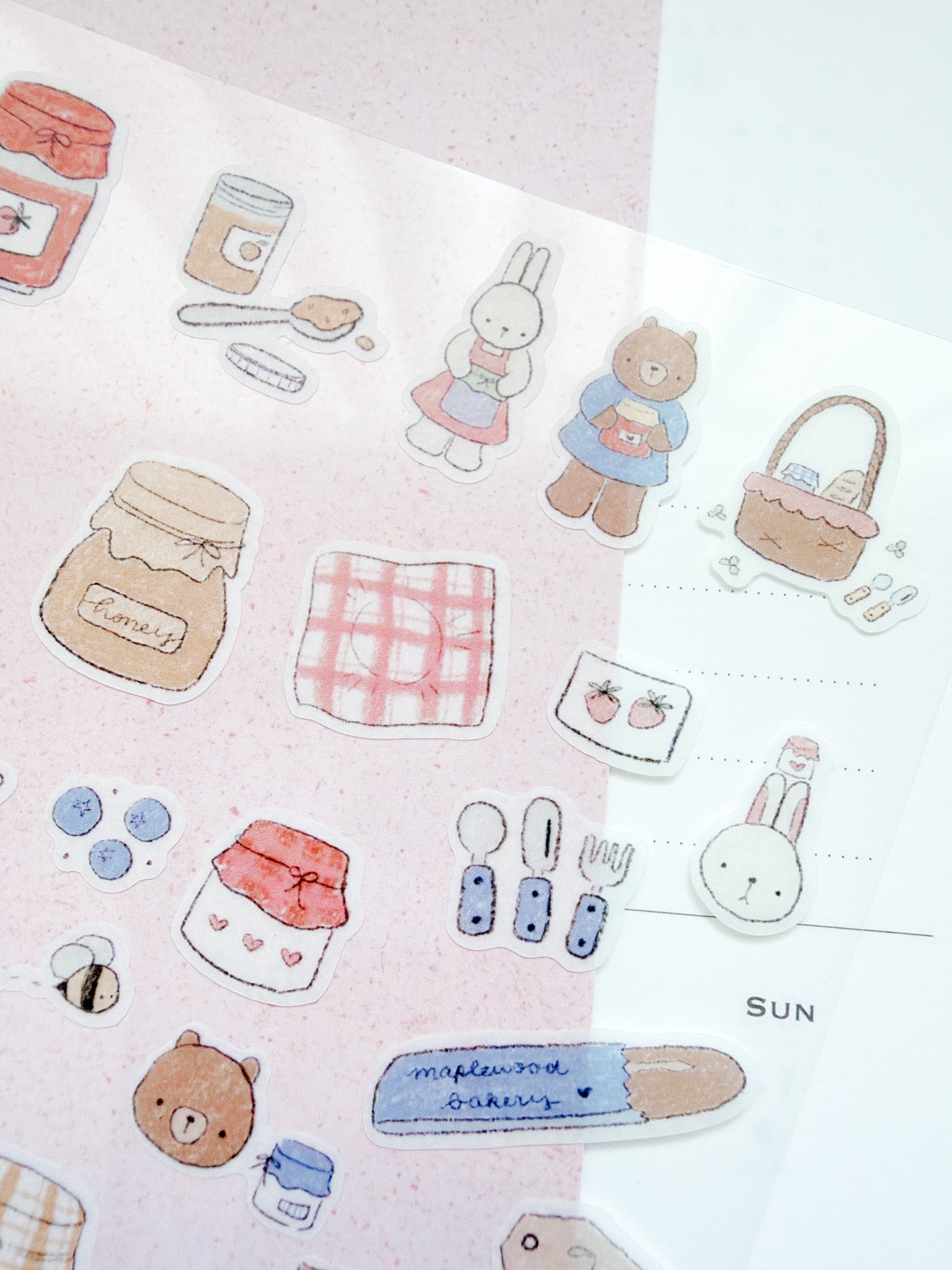 Dana ate Oatmeal | Jam Jar Sticker Sheet