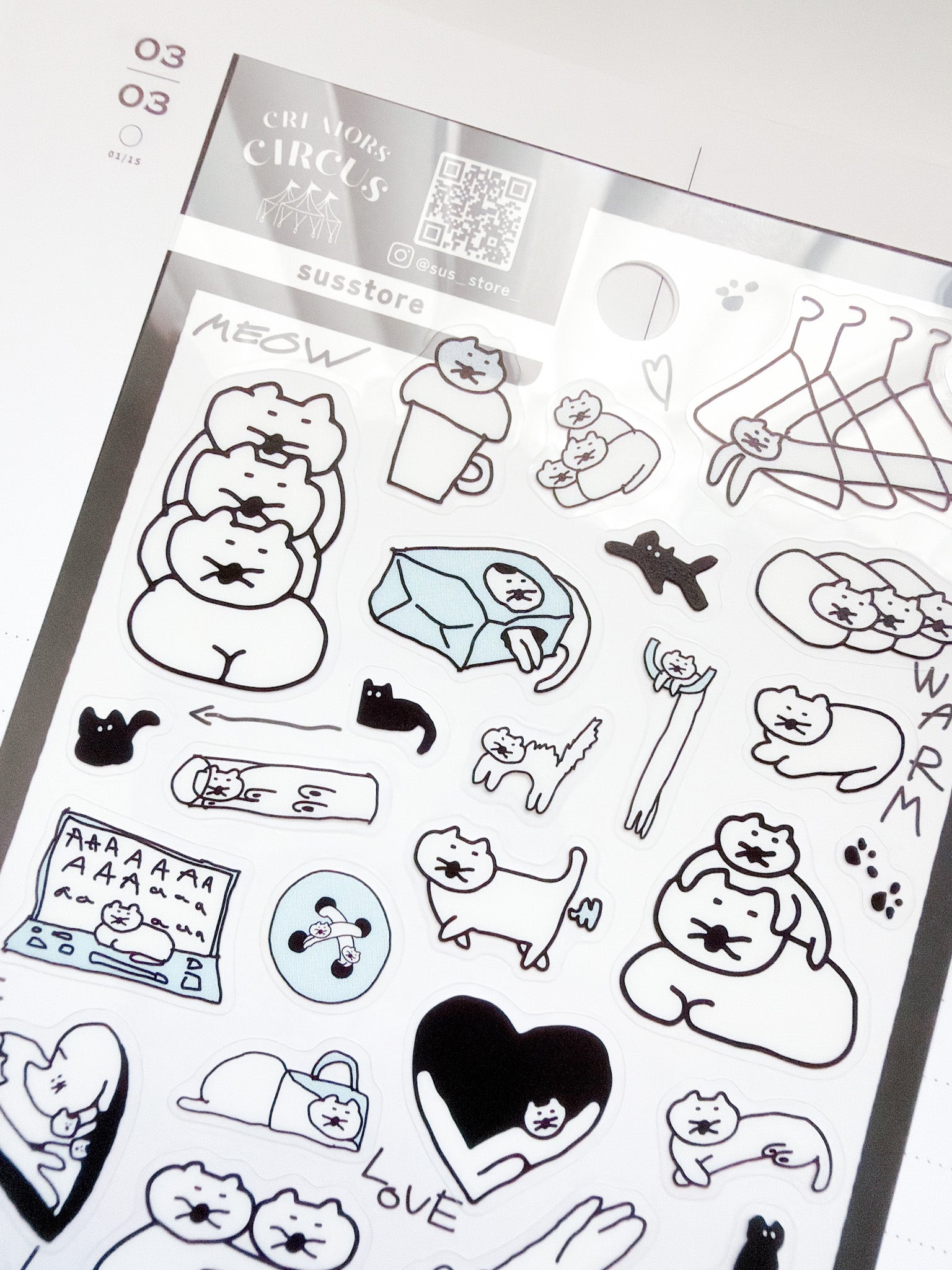 Creator Circus | Susstore Sticker Sheet | CS37348