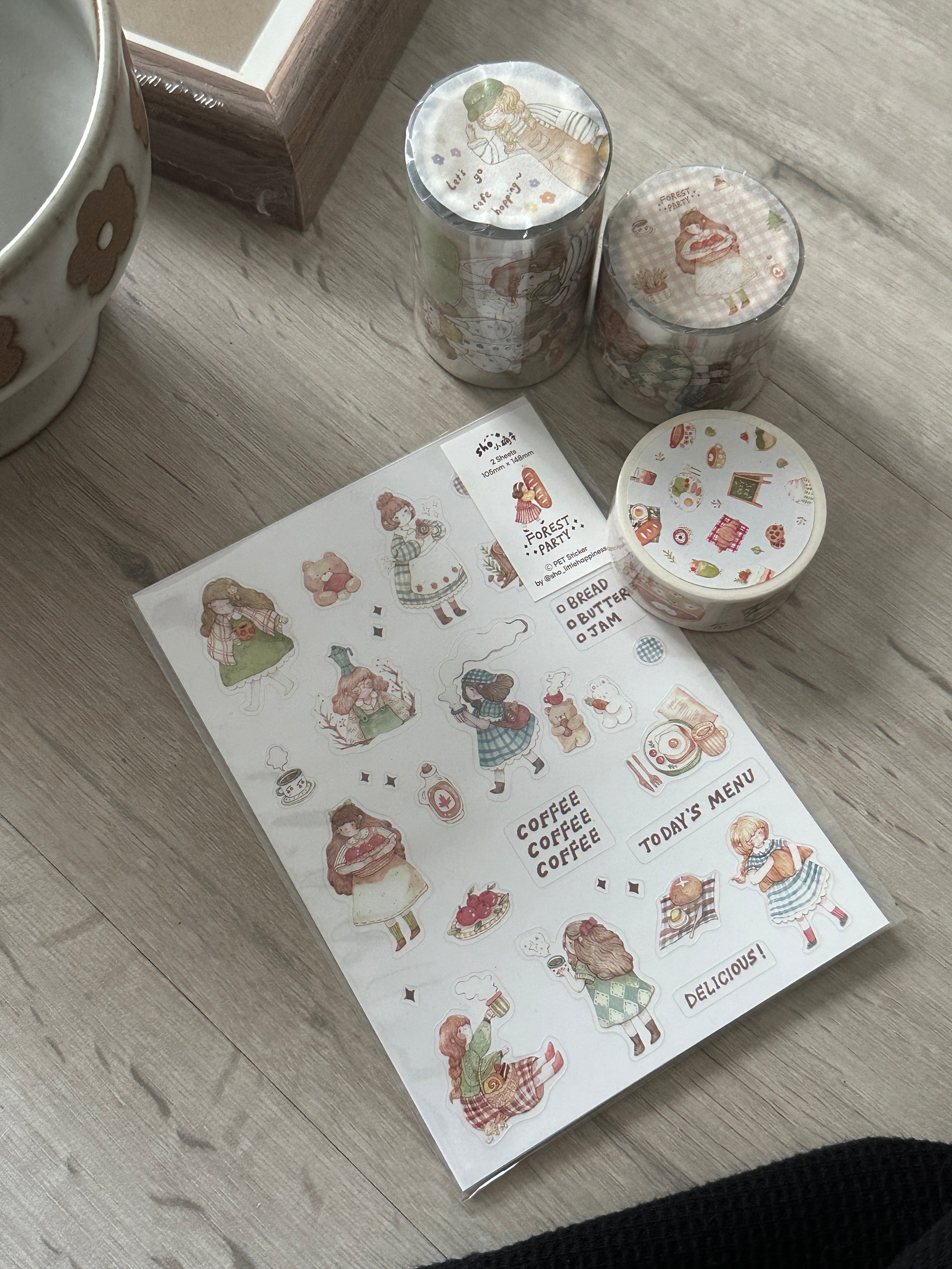 Sho Lil Happiness | Forest Party Sticker Sheet