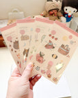 Kuboandlucy x Dana Ate Oatmeal Four Seasons Sticker Sheet