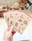 Kuboandlucy x Dana Ate Oatmeal Four Seasons Sticker Sheet