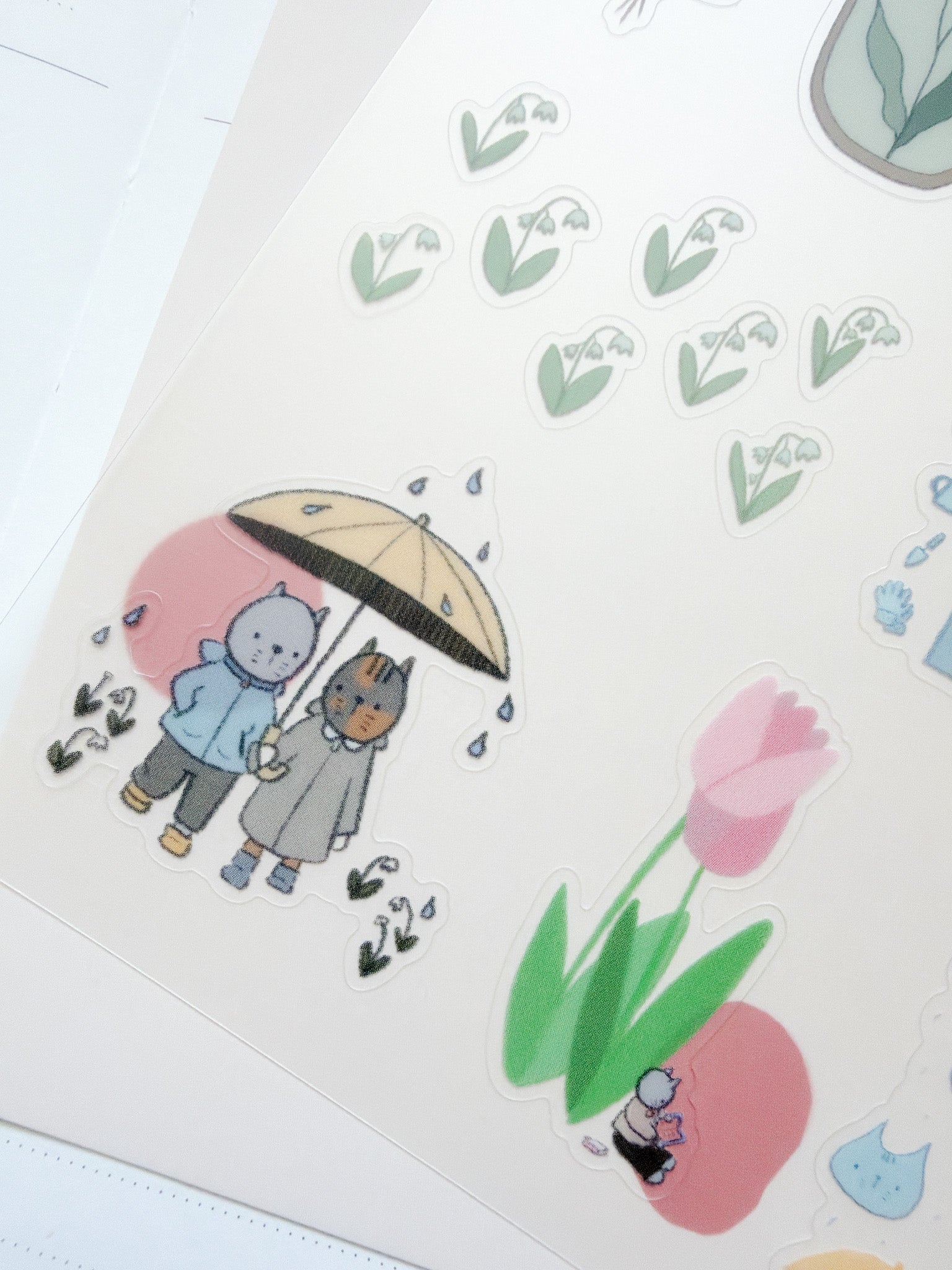Kuboandlucy x Dana Ate Oatmeal Four Seasons Sticker Sheet