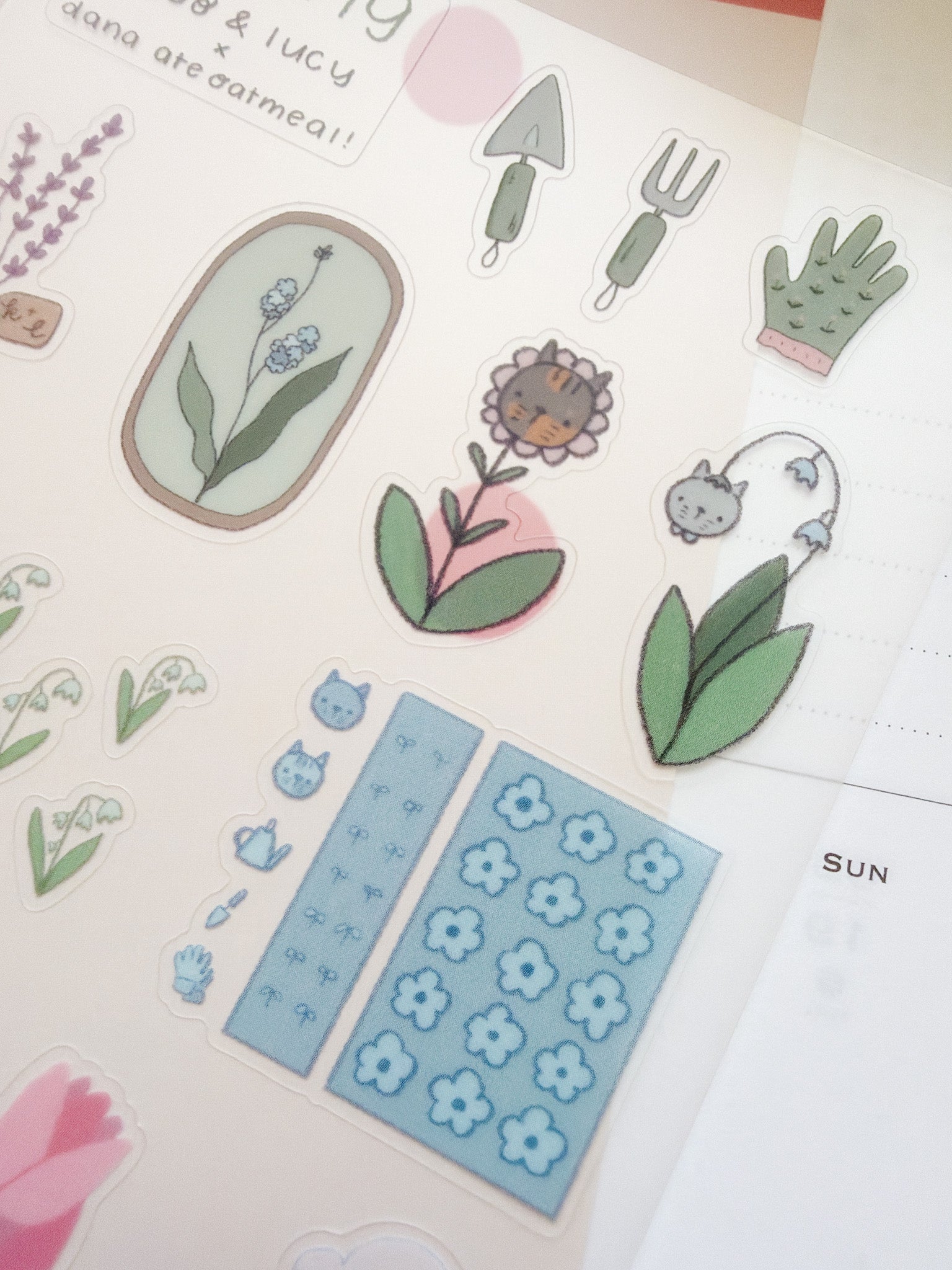 Kuboandlucy x Dana Ate Oatmeal Four Seasons Sticker Sheet