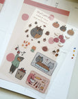 Kuboandlucy x Dana Ate Oatmeal Four Seasons Sticker Sheet