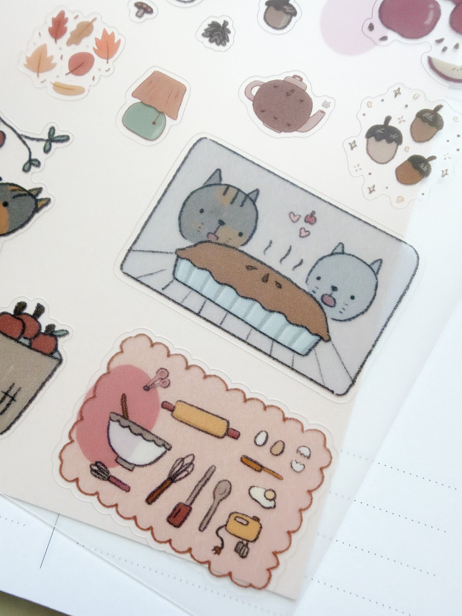 Kuboandlucy x Dana Ate Oatmeal Four Seasons Sticker Sheet