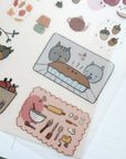 Kuboandlucy x Dana Ate Oatmeal Four Seasons Sticker Sheet