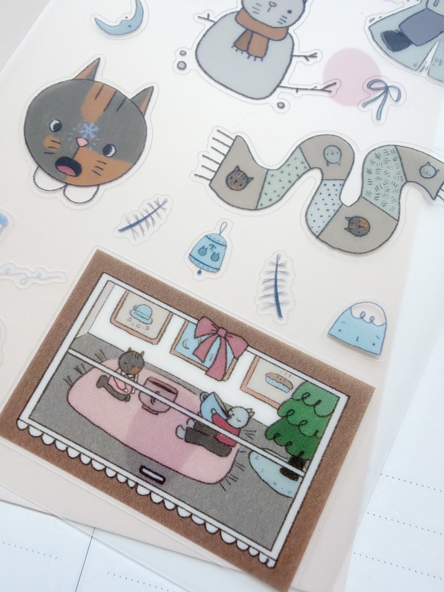 Kuboandlucy x Dana Ate Oatmeal Four Seasons Sticker Sheet