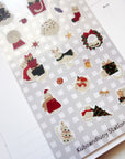 Kuboandlucy Stationery Co | Merry Meowmas Sticker Sheet