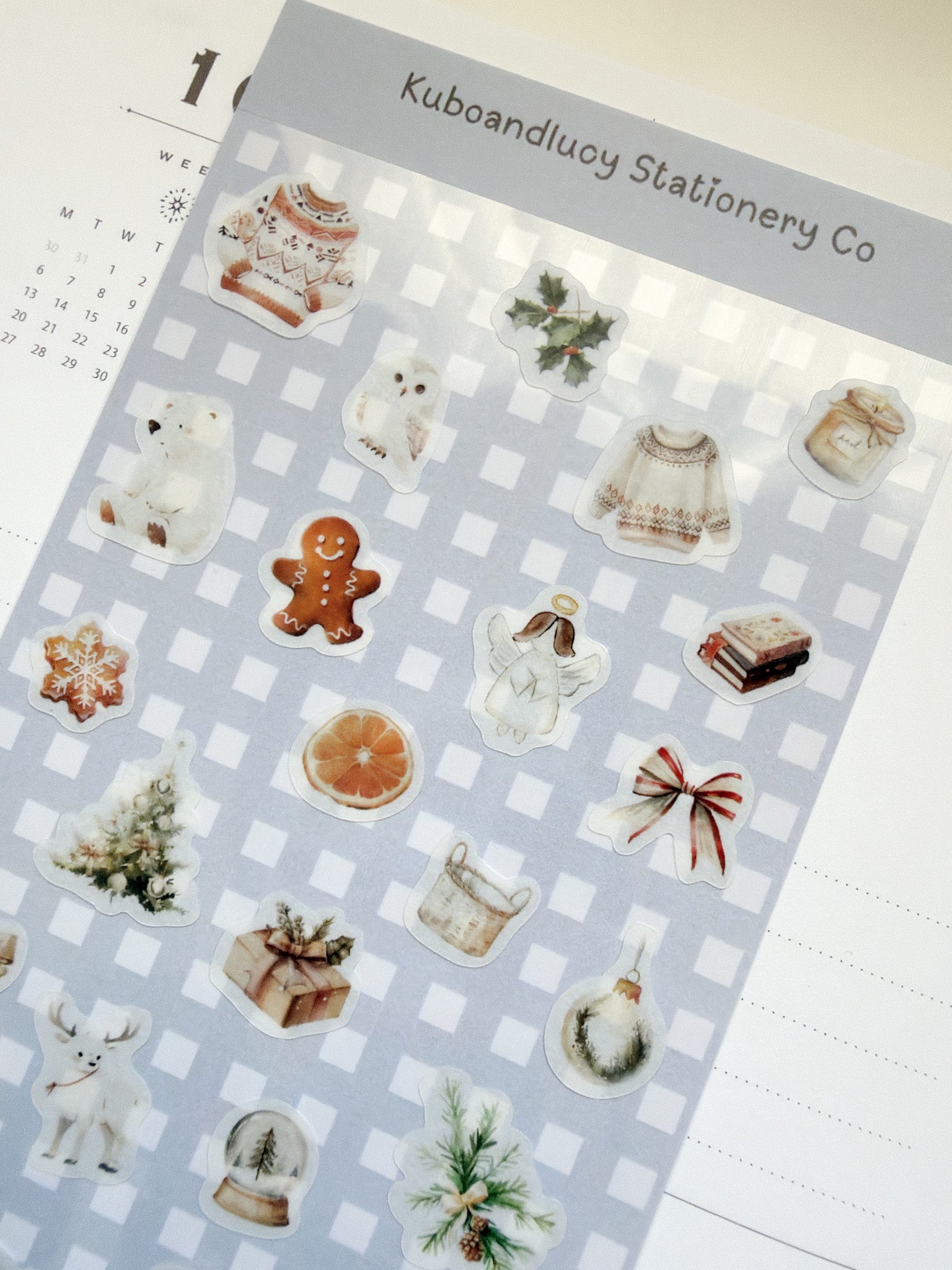Kuboandlucy Stationery Co | Winter Elements Sticker Sheet