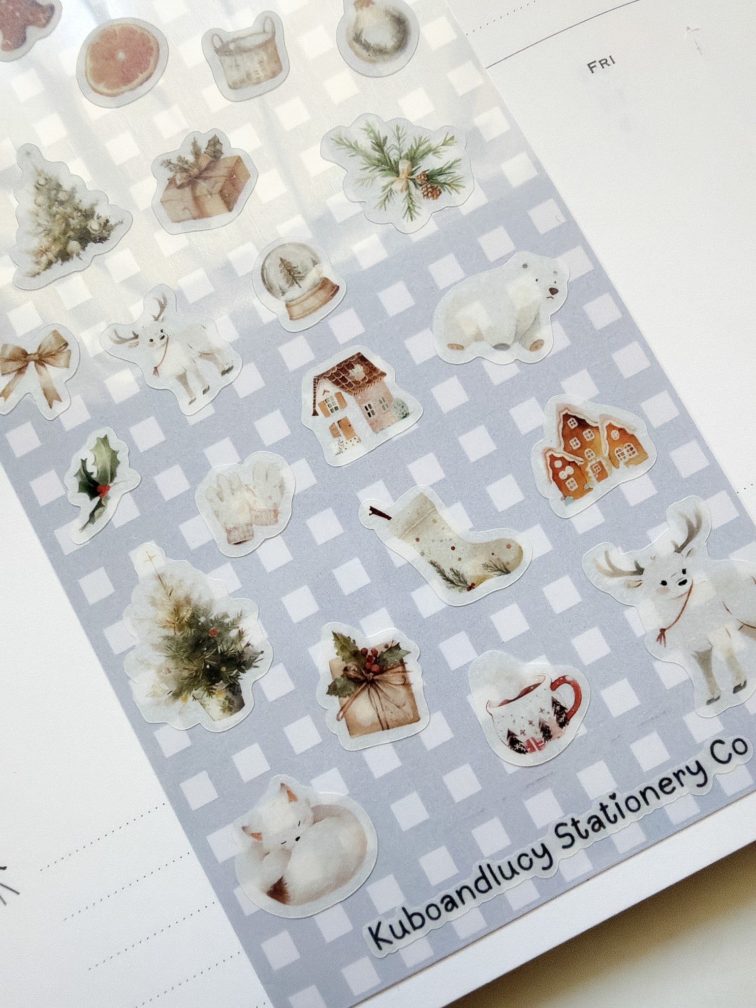 Kuboandlucy Stationery Co | Winter Elements Sticker Sheet