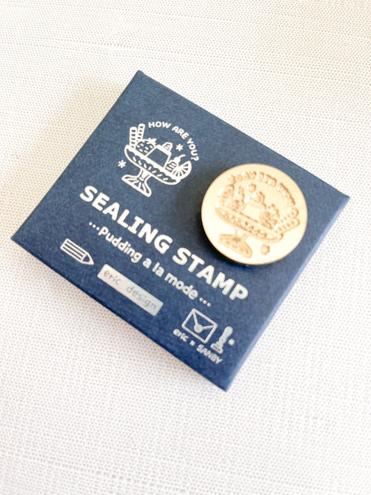 Eric Hello Small Things | Pudding a la Mode Wax Seal Stamp | eric-sig-stp-04
