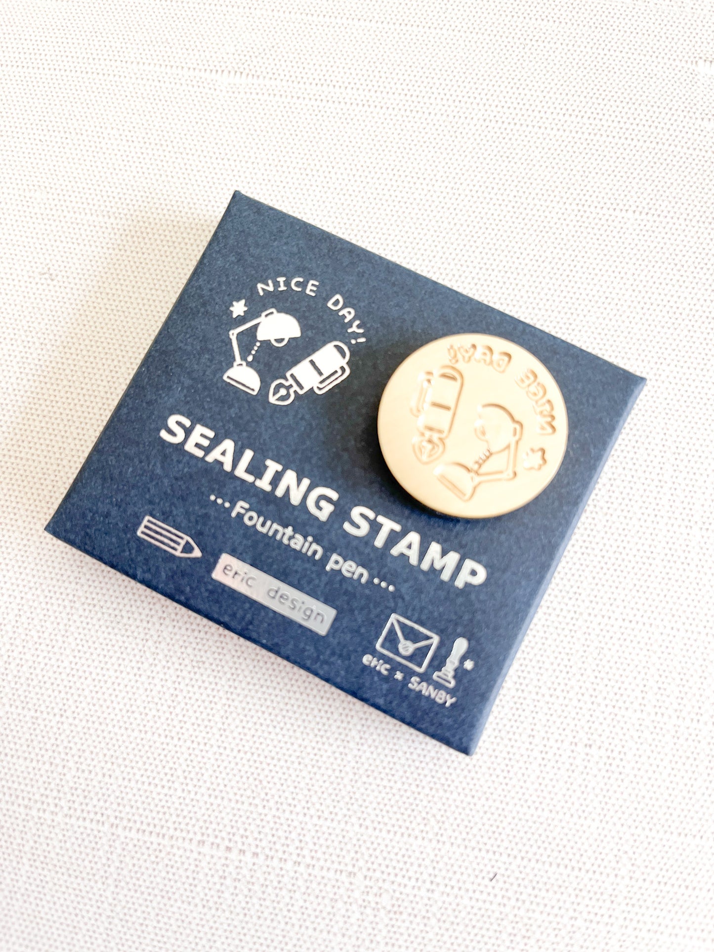 Eric Hello Small Things | Fountain Pen Wax Seal Stamp | eric-sig-stp-01