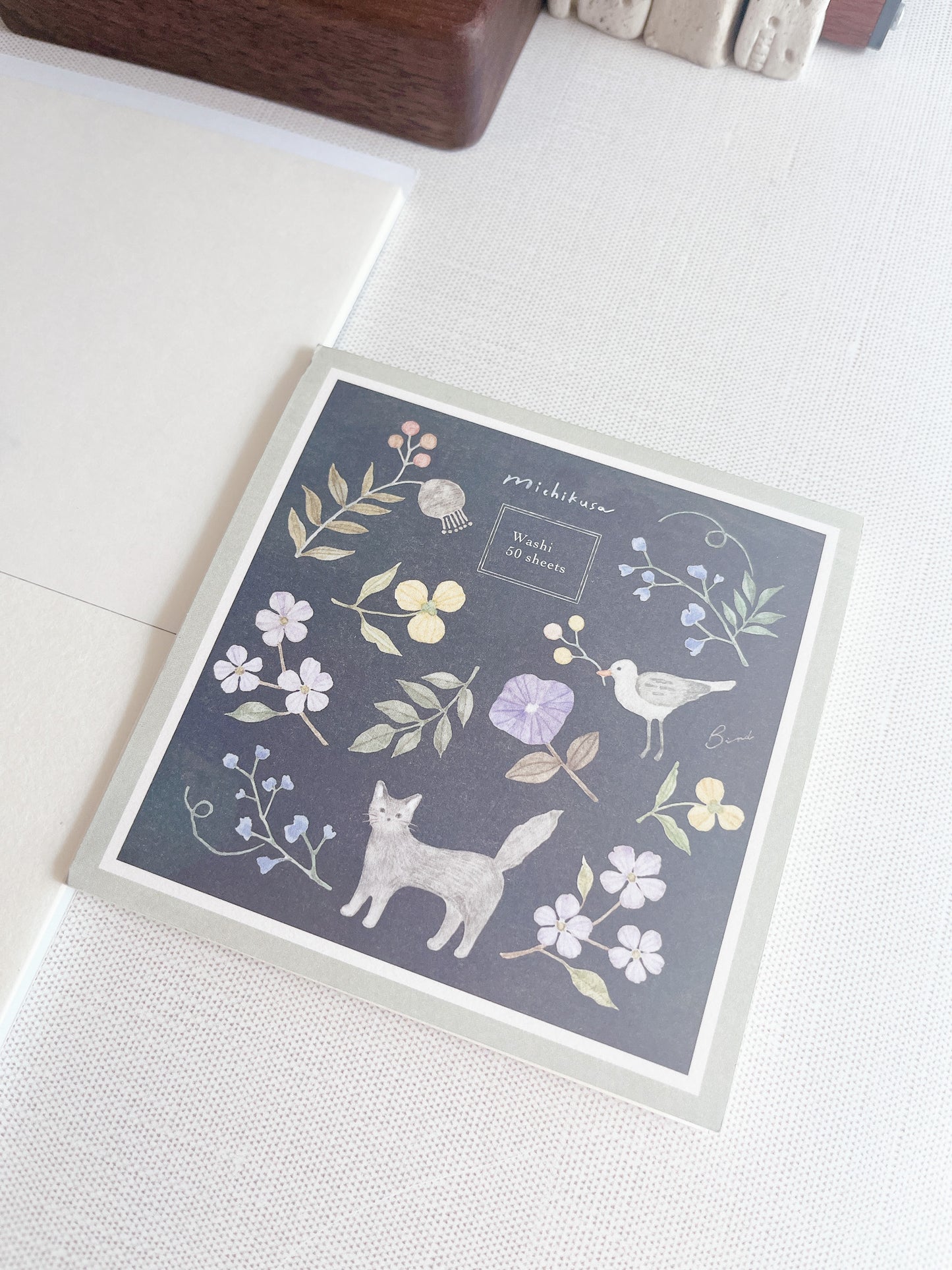 MICHIKUSA | Neko Washi Memo Pad | 4902204