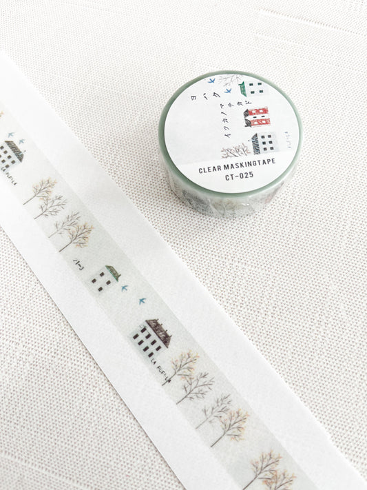 Yokaku CT-025 Sometime in the City Clear Masking Tape