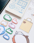 Papier Platz | Nico Recipe | Colorful Animals Mini Sticky Note | 67-005