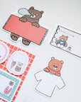 Papier Platz | Nico Recipe Sticky Notes | Full of Bears | 60-024