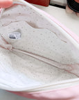 Leyl Handmade | Small Horizontal Journaling Pouch | Powder Pink