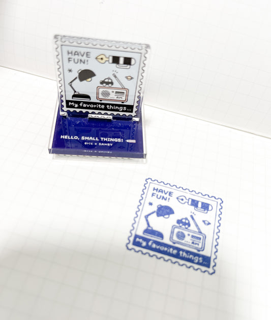 Eric Small Things | Acrylic Stand Stamp | Desk Lamp