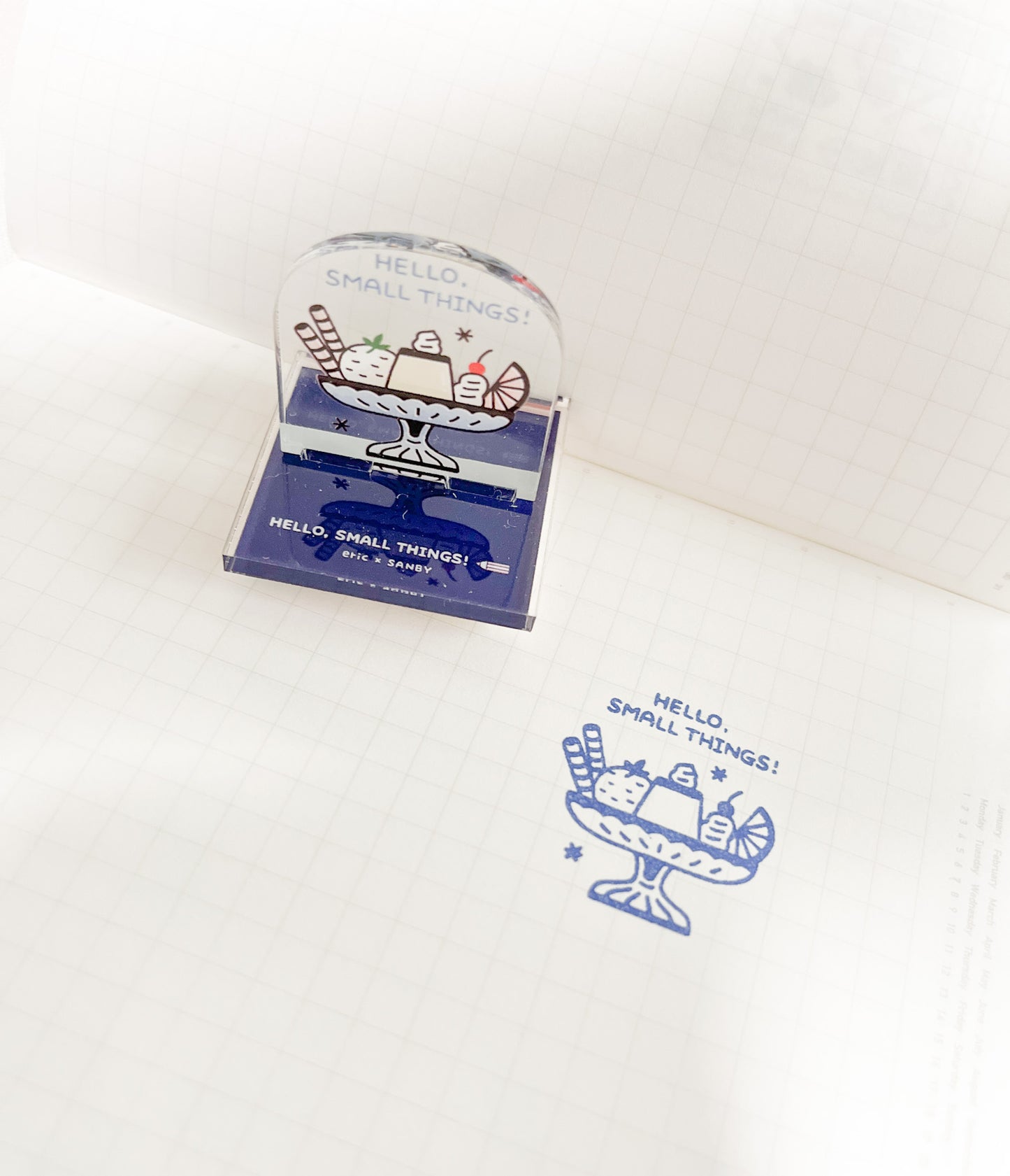 Eric Small Things | Acrylic Stand Stamp | Pudding