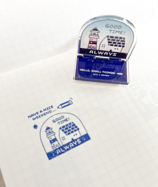 Eric Small Things | Acrylic Stand Stamp | Snowglobe
