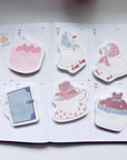 Papier Platz x Shoichiro Tobimatsu | Blue Swan & Journal Die Cut Sticky Notes | 61-502