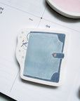 Papier Platz x Shoichiro Tobimatsu | Blue Swan & Journal Die Cut Sticky Notes | 61-502