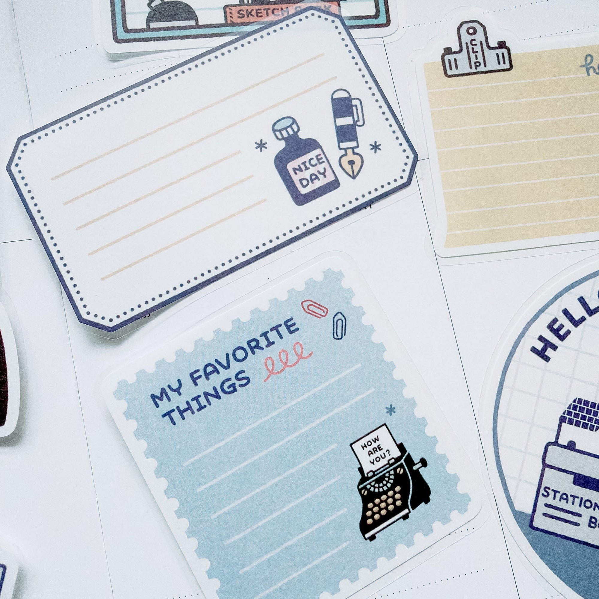 Papier Platz x Eric Small Things | Favorite Things Die Cut Sticky Notes | 61-012