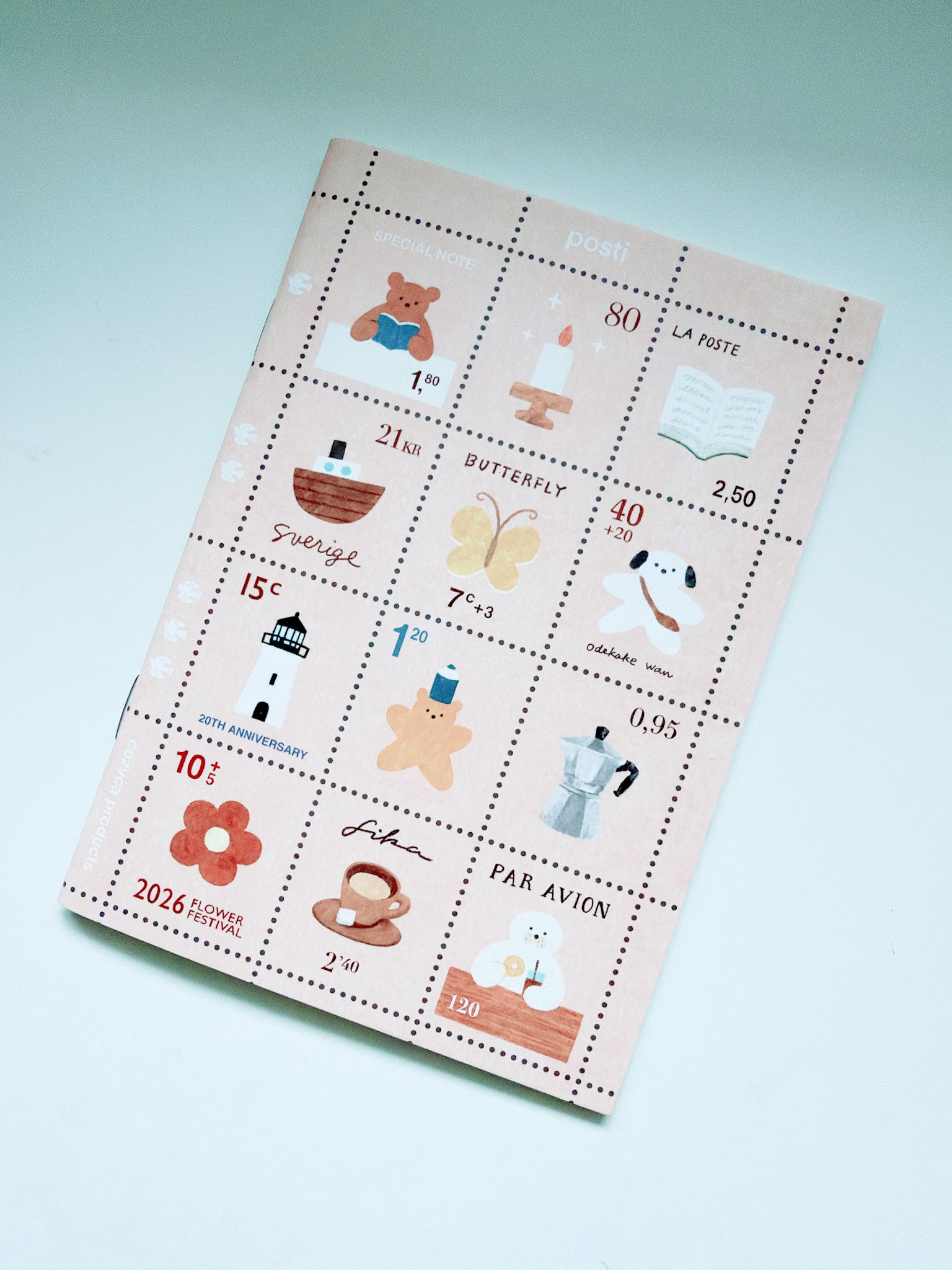 Cozyca x Mariko Fukuoka | Tiny Note A6 Blank Notebook | 26-966