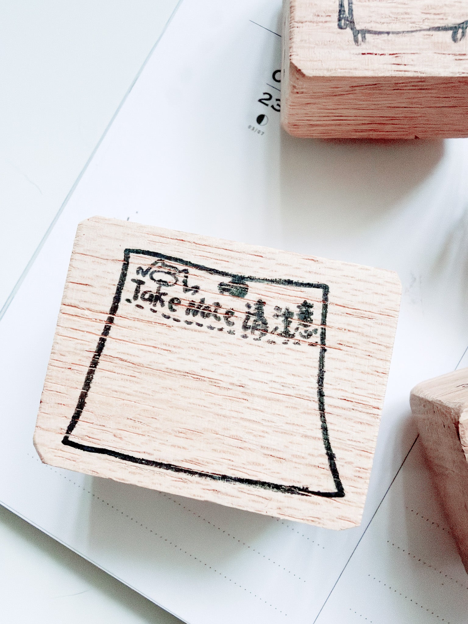 Catdoo Designs x Kuboandlucy | Take Note | Take Note Rubber Stamp