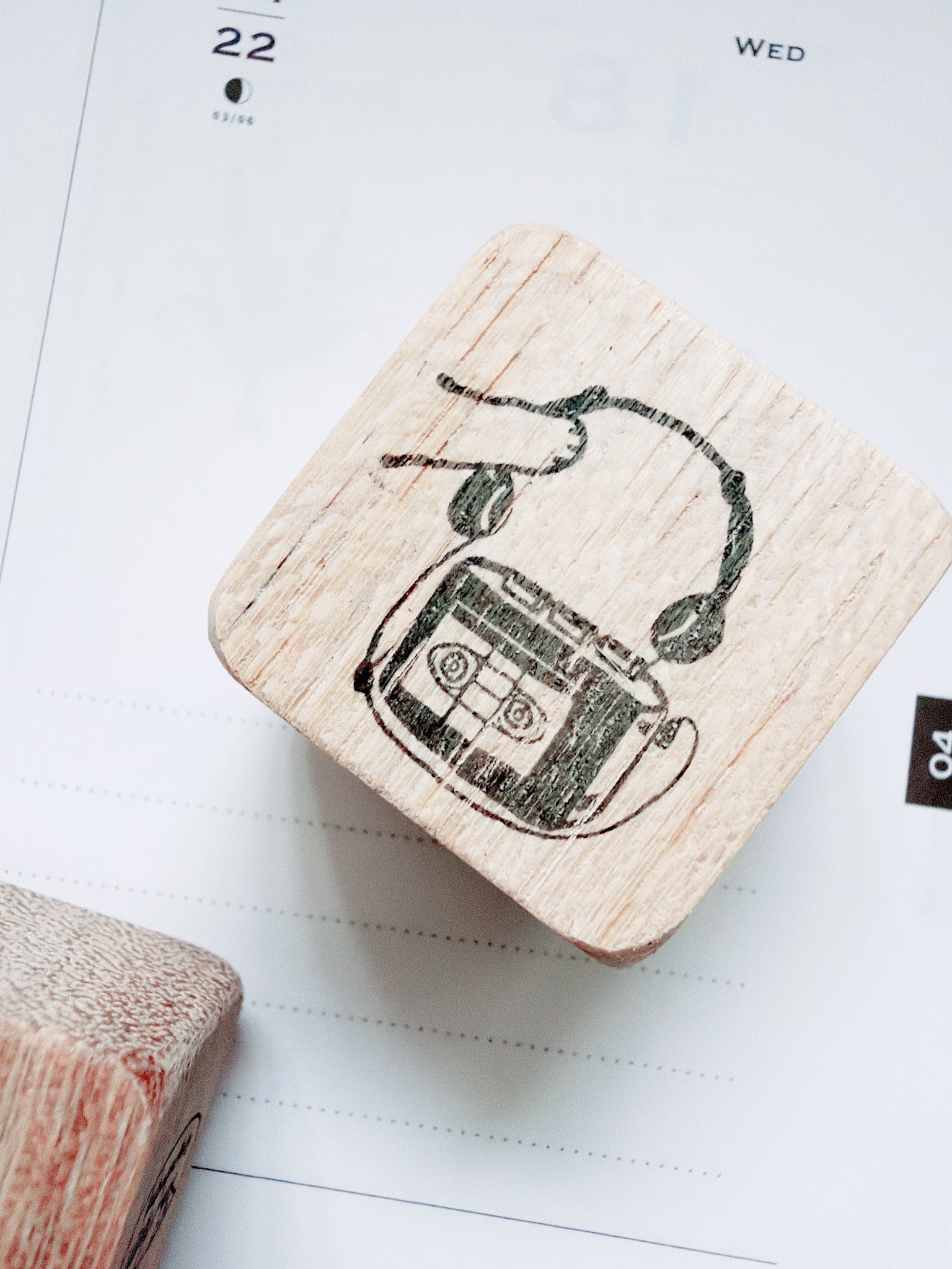 Catdoo Designs x Kuboandlucy | New York | Walkman  Rubber Stamp