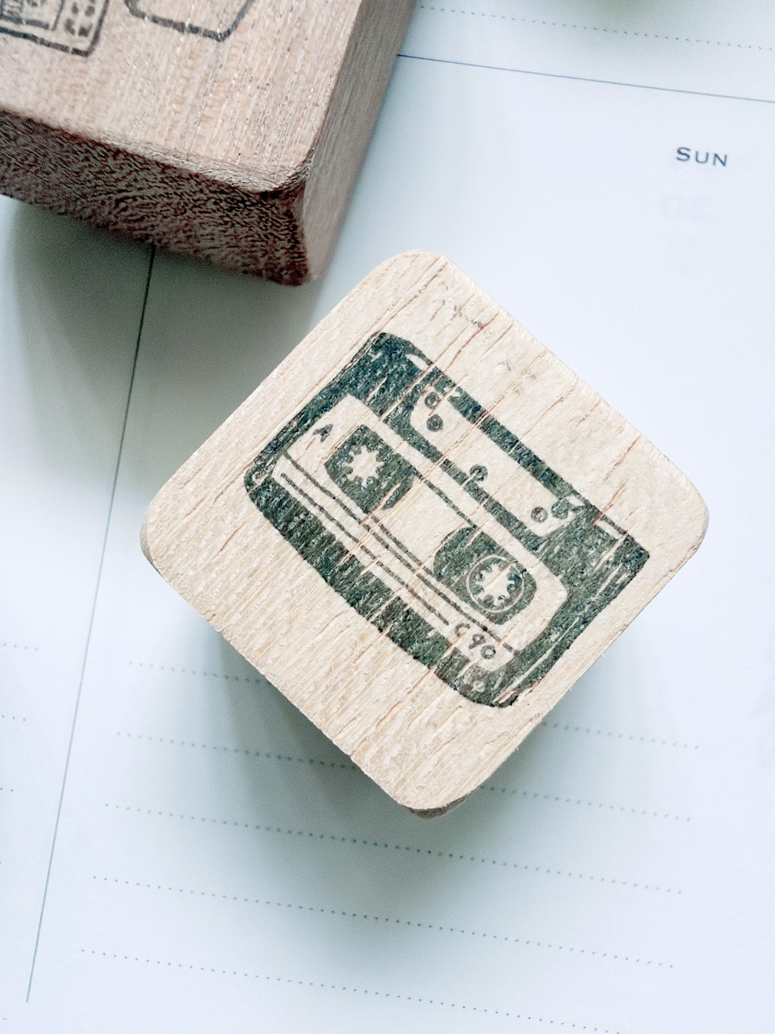 Catdoo Designs x Kuboandlucy | New York | Cassette Rubber Stamp