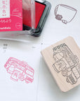 Catdoo Designs x Kuboandlucy | Taco Truck Rubber Stamp