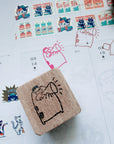 Catdoo Designs x Kuboandlucy | Take Note | Megaphone Rubber Stamp