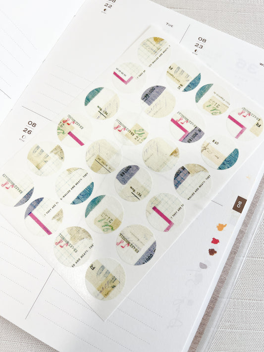 YOHAKU | Accent Washi Sticker Sheet | M-082