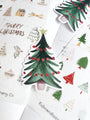 Christmas Trees Glitter Sticker Die Cut